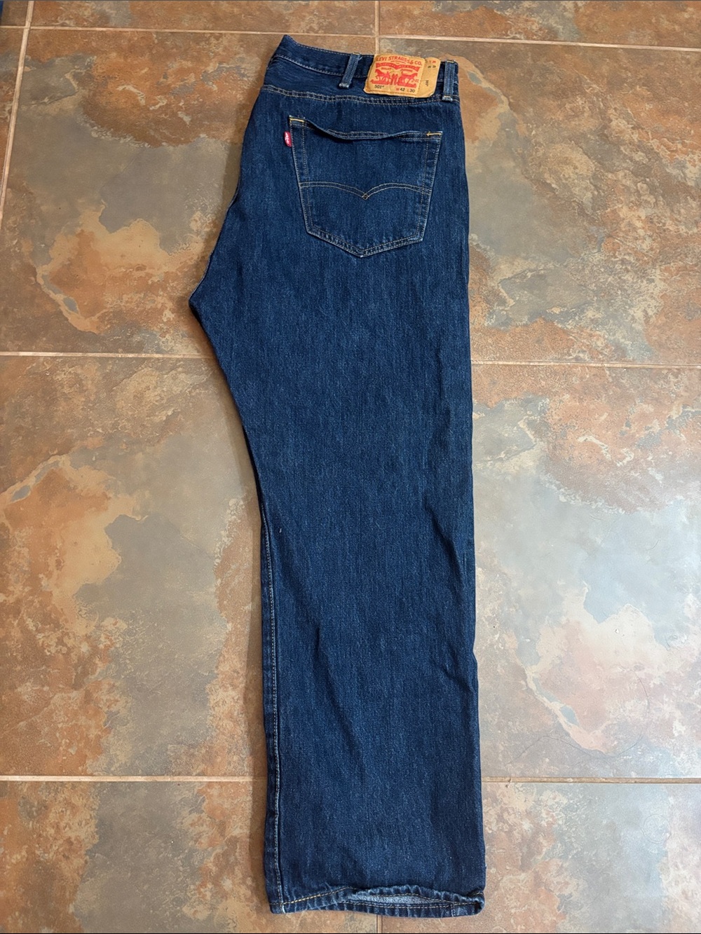 Levi's Men's Dark Blue Bootcut Jeans 42x30
